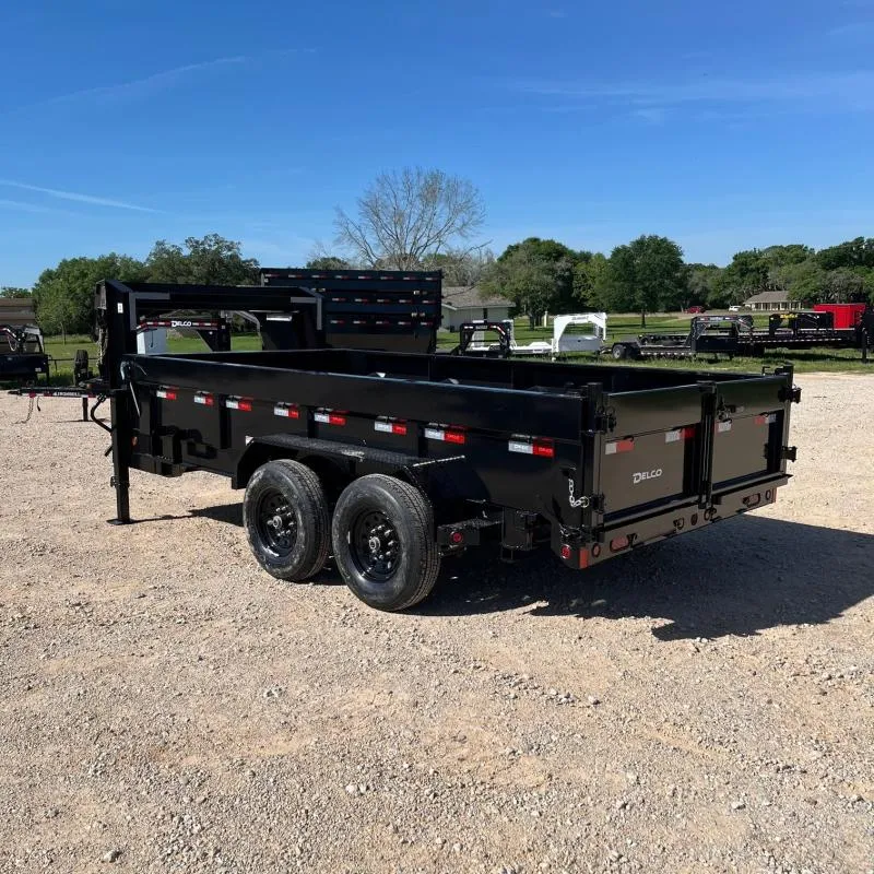 2024 Delco Trailers 12' 83"X12' GN DUMP 24" SIDES Dump Trailer