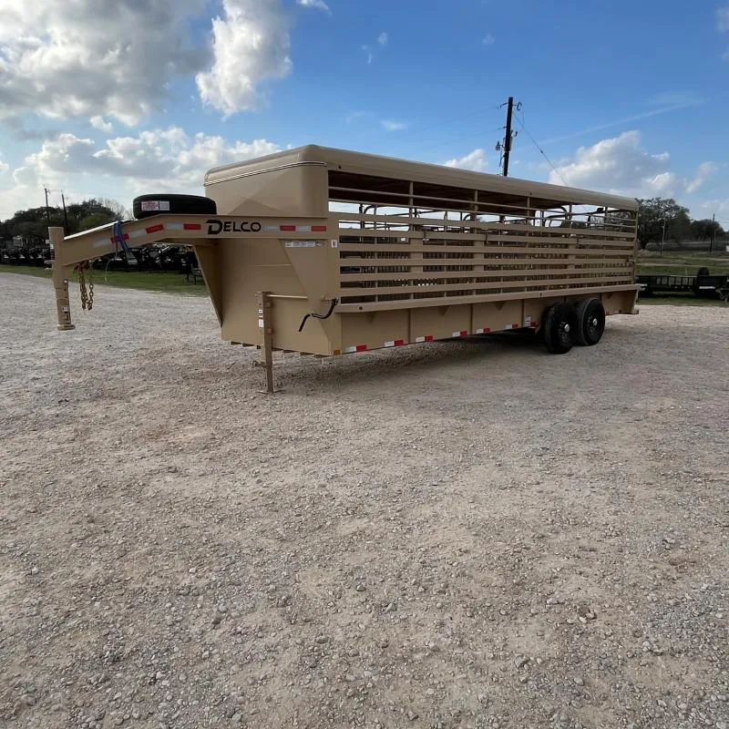 2026 Delco Trailers 24' M824 Stock / Stock Combo Trailer