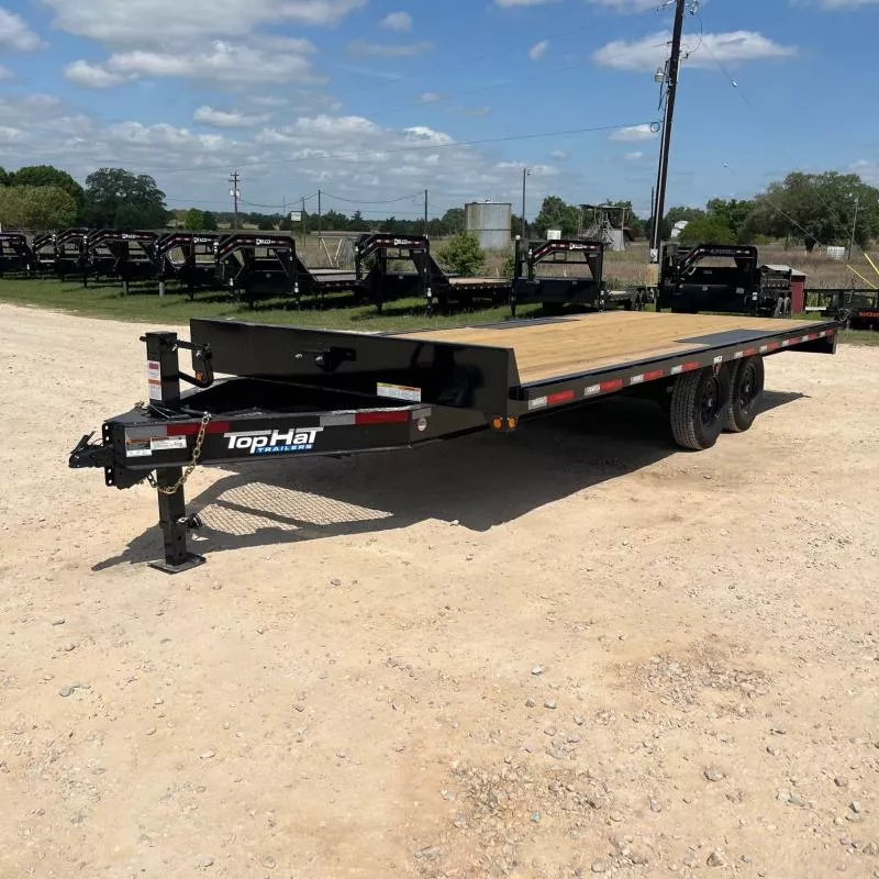 2025 Top Hat Trailers 20' DO20X102-14E-F Flatbed Trailer