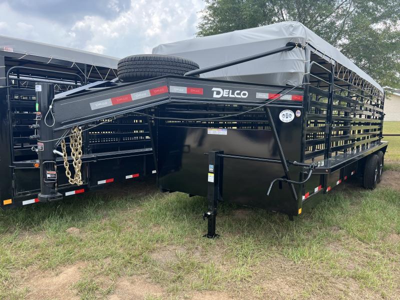 2022 Delco Trailers 6 8 X 24 G. BARTOP Stock / Stock Combo Trailer 2022 Delco Trailers 6 8 X 24 G. BARTOP Stock / Stock Combo Trailer