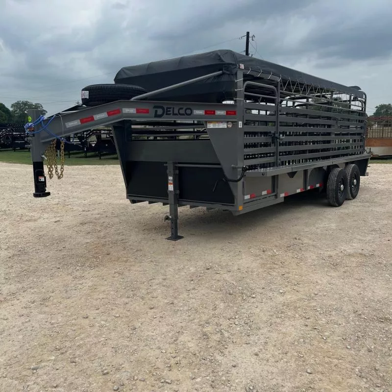 2025 Delco Trailers 20' B820 Stock / Stock Combo Trailer
