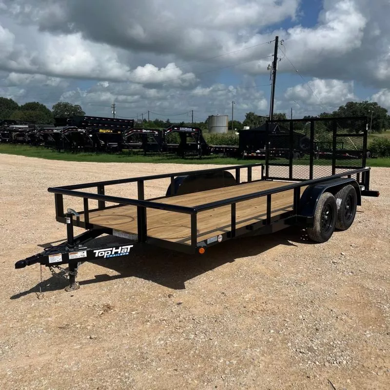 2026 Top Hat Trailers 16' MP16X83-7E-R Utility Trailer