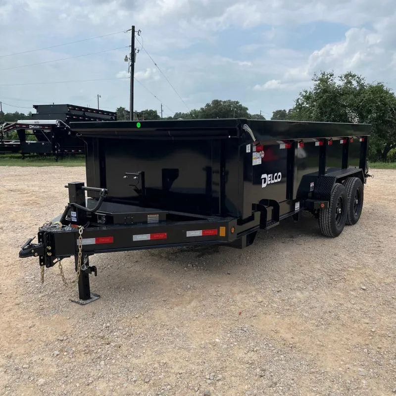 2025 Delco Trailers 16' D316 Dump Trailer
