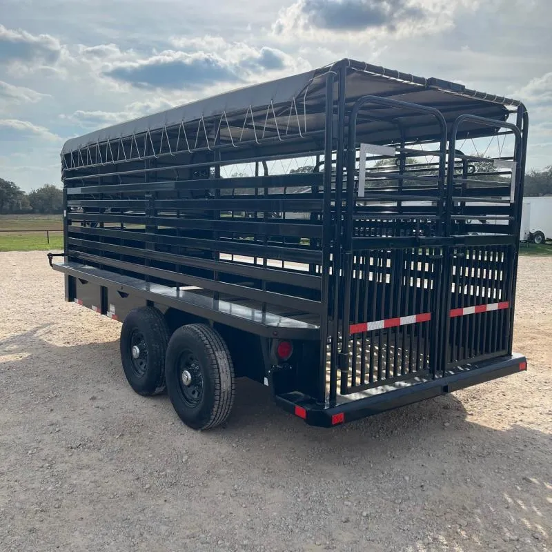 new Stock / Stock Combo Trailers Delco Trailers  for sale, in Hallettsville, TX Thumbnail 2