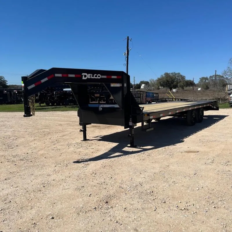 2025 Delco Trailers 25' F125 Flatbed Trailer