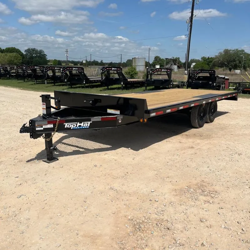 2026 Top Hat Trailers 20' D014-20X102-14E-F Flatbed Trailer