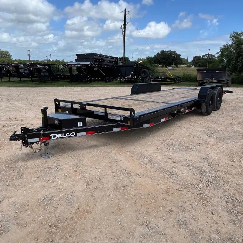 2026 Delco Trailers 24' Tilt Trailer Equipment Trailer