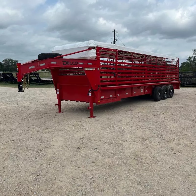 2025 Delco Trailers 28' B828 Stock / Stock Combo Trailer