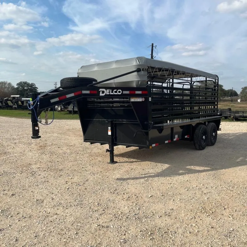 2026 Delco Trailers 16' B816 Stock / Stock Combo Trailer