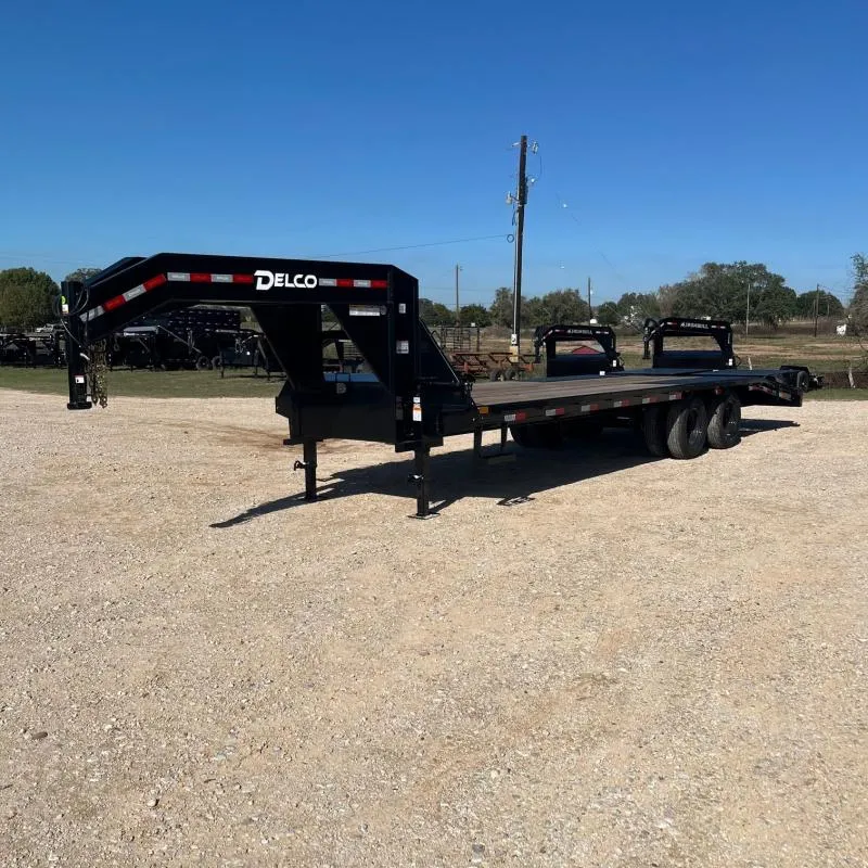 2026 Delco Trailers 25' GH20-25MR Flatbed Trailer