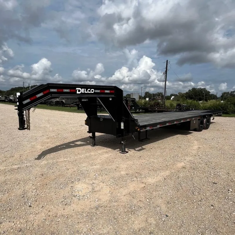 2025 Delco Trailers 32' FH32 Flatbed Trailer
