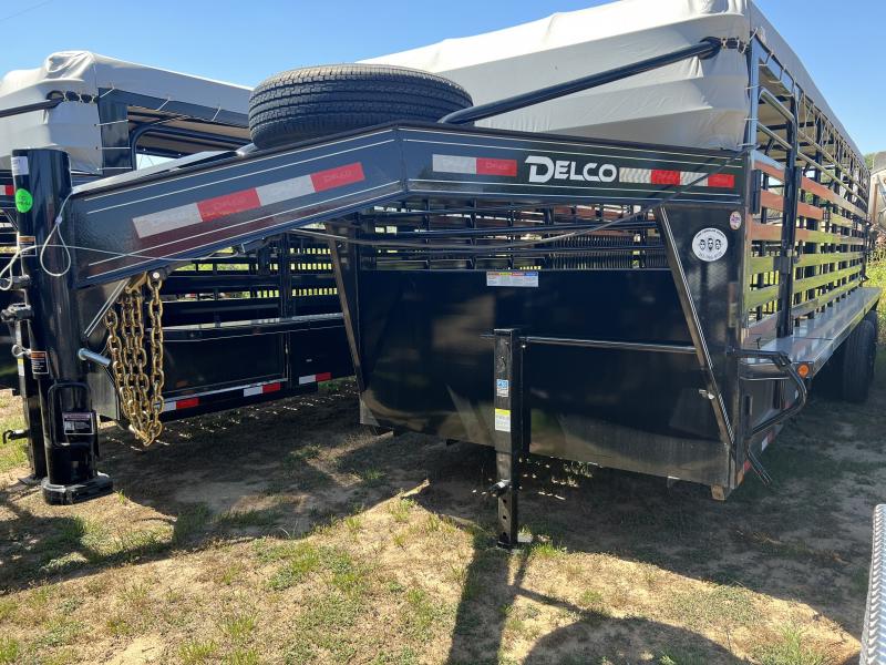 2022 Delco Trailers 6 8 X 24 G. BARTOP Stock / Stock Combo Trailer 2022 Delco Trailers 6 8 X 24 G. BARTOP Stock / Stock Combo Trailer