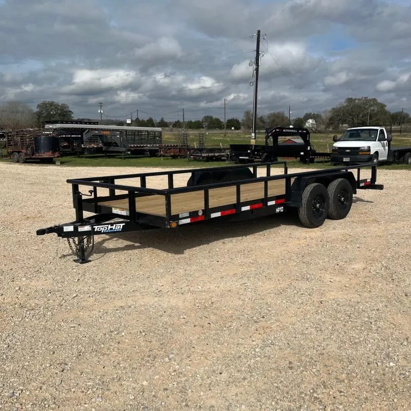 2026 Top Hat Trailers 18' UT10-18SL Utility Trailer