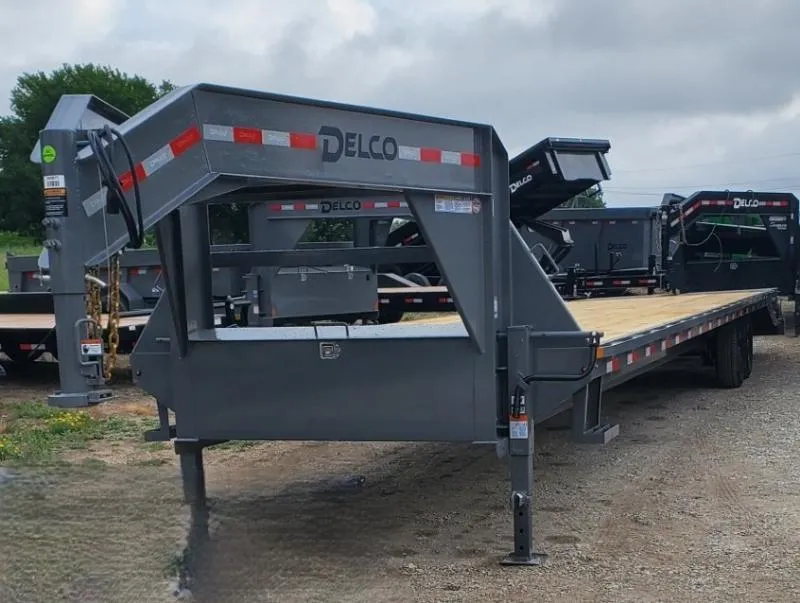 2026 Delco Trailers 40' 102"X40' GN HOTSHOT SPECIAL Flatbed Trailer