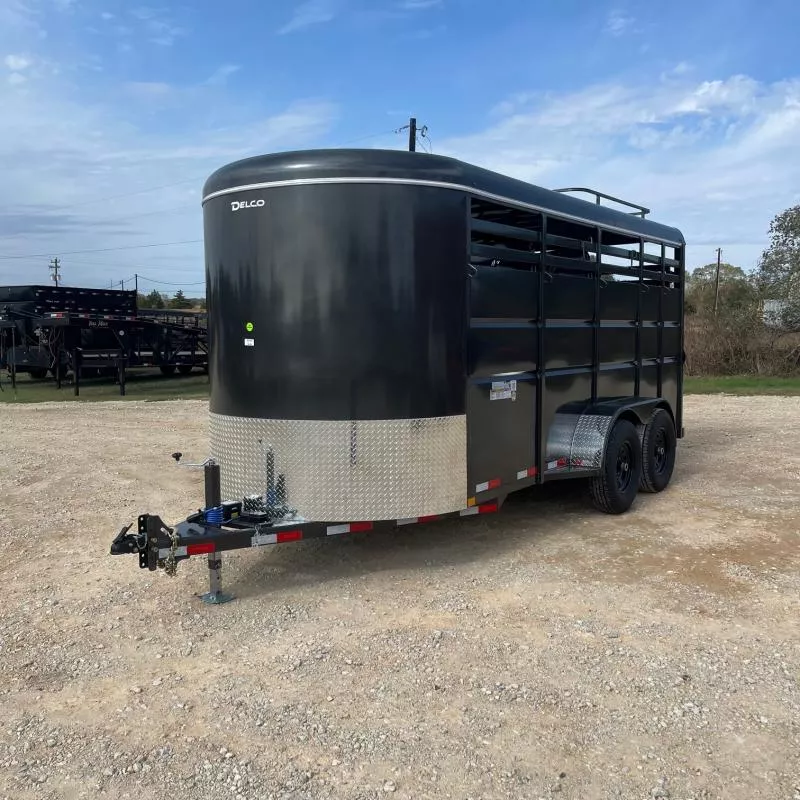2025 Delco Trailers 16' H816 Horse Trailer