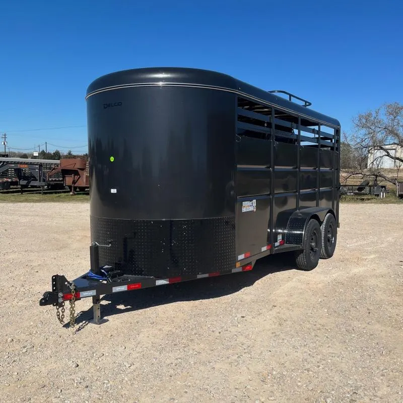 2026 Delco Trailers 16' H816 Horse Trailer