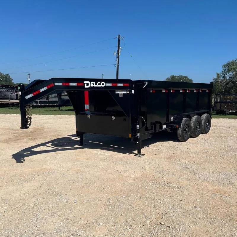 2025 Delco Trailers 16' DT16 Dump Trailer
