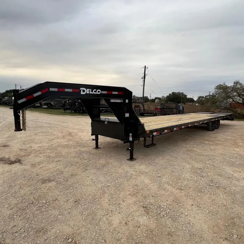2026 Delco Trailers 36' F136 Flatbed Trailer