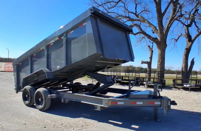 2026 Delco Trailers 16' 83" X 16' BP DUMP TRAILER 48" SIDES Dump Trailer