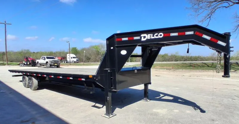 2025 Delco Trailers 28' Tilt Trailer Equipment Trailer
