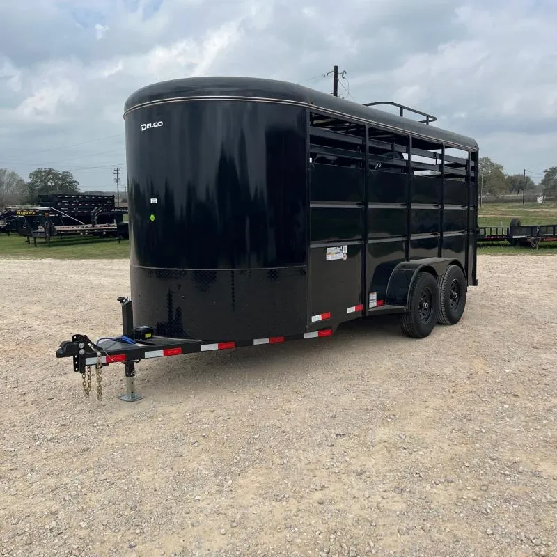 2026 Delco Trailers 16' H816 Horse Trailer
