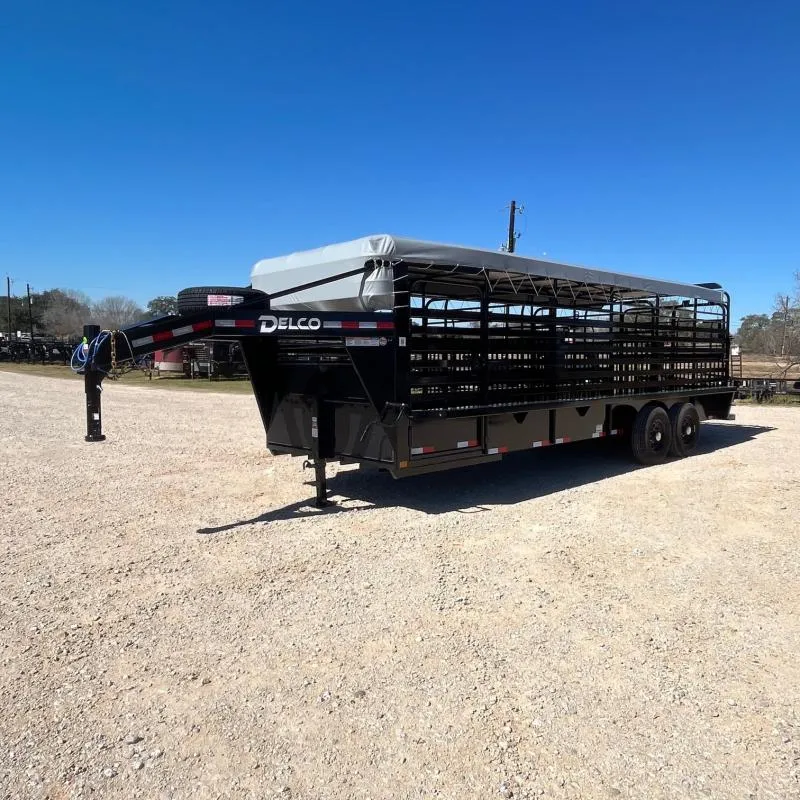 2026 Delco Trailers 24' B824 Stock / Stock Combo Trailer