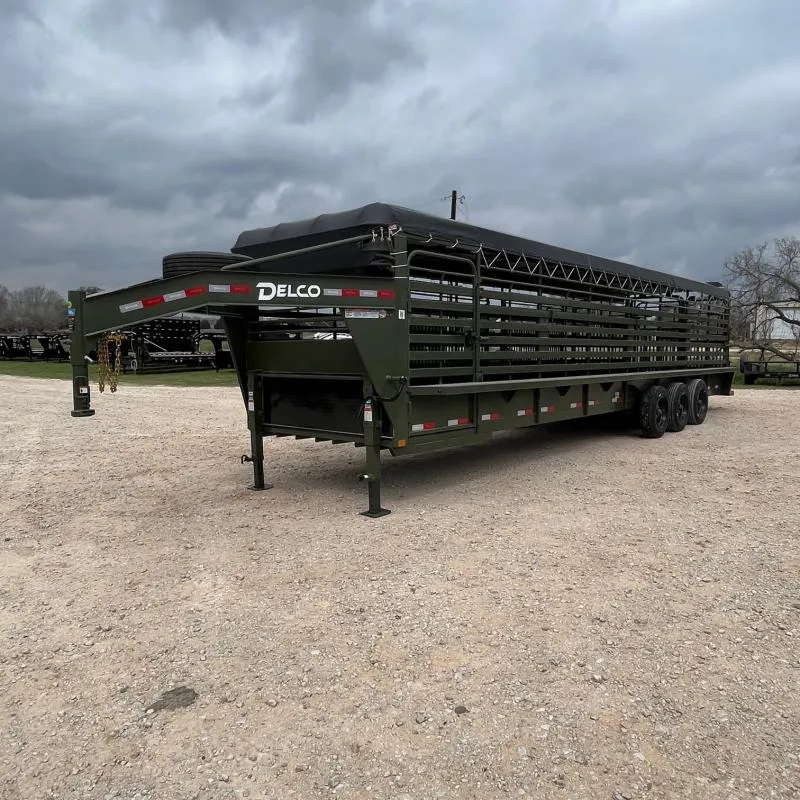 2026 Delco Trailers 32' B832 Stock / Stock Combo Trailer