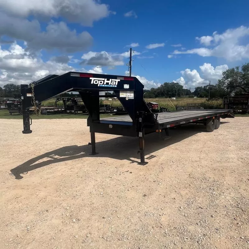 2023 Top Hat Trailers 30' GH14-30MR Flatbed Trailer