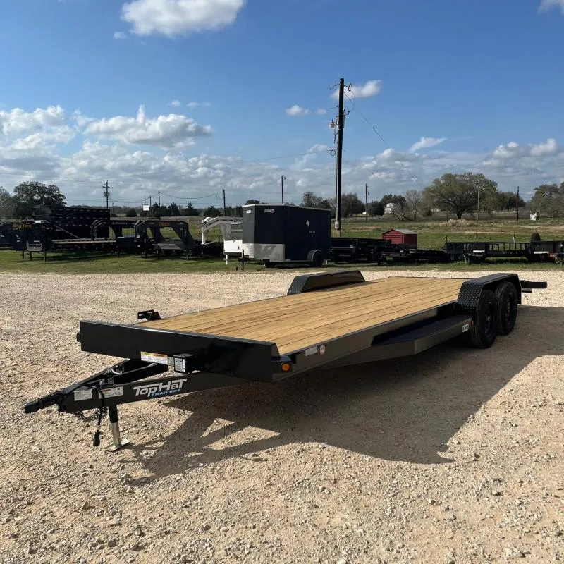 2026 Top Hat Trailers 22' DC07-22X83-7E-R Car / Racing Trailer