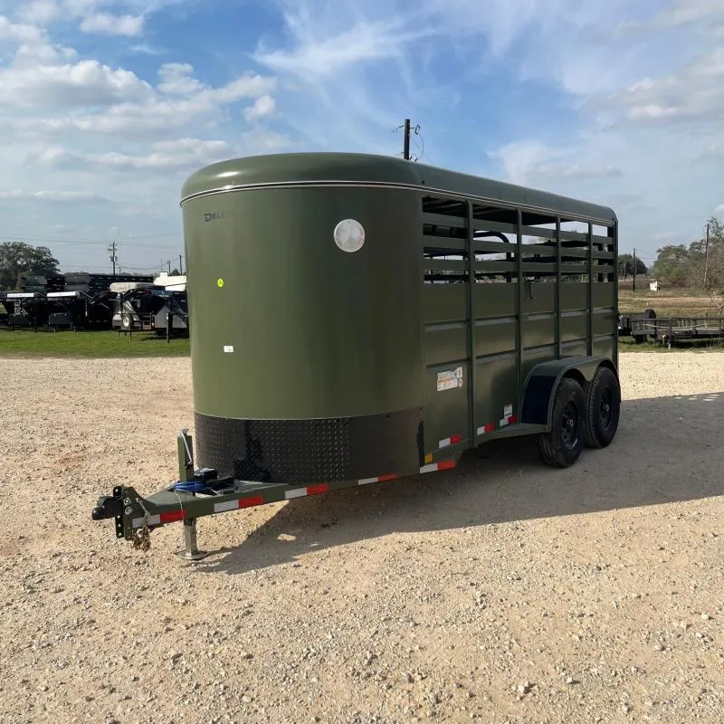2026 Delco Trailers 16' S616 Stock / Stock Combo Trailer