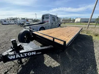 2025 Walton Trailers 22' Flatbed BDE208-22B