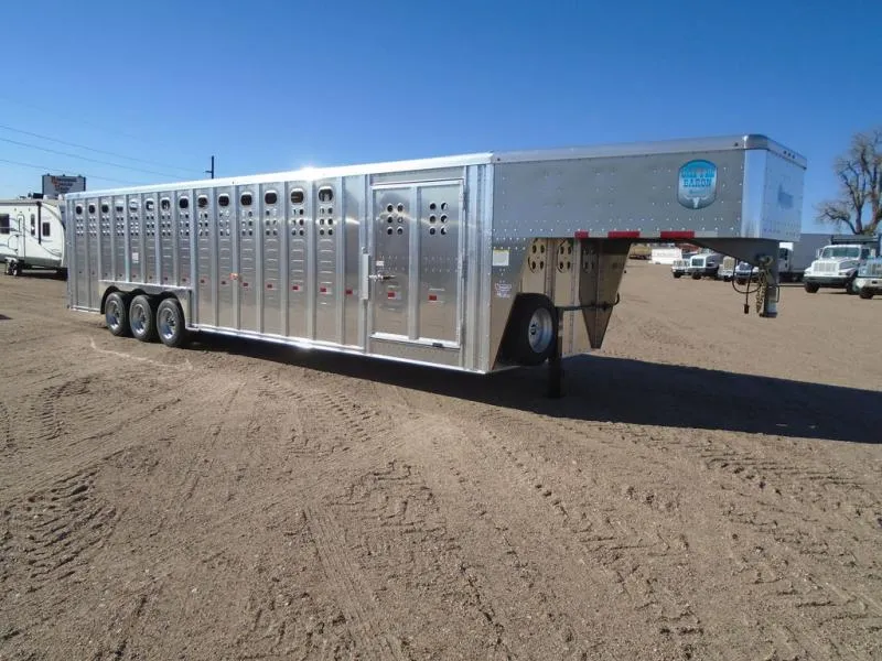 2027 Merritt Trailers 8' X 32' Cattle Baron Aluminum Stock 