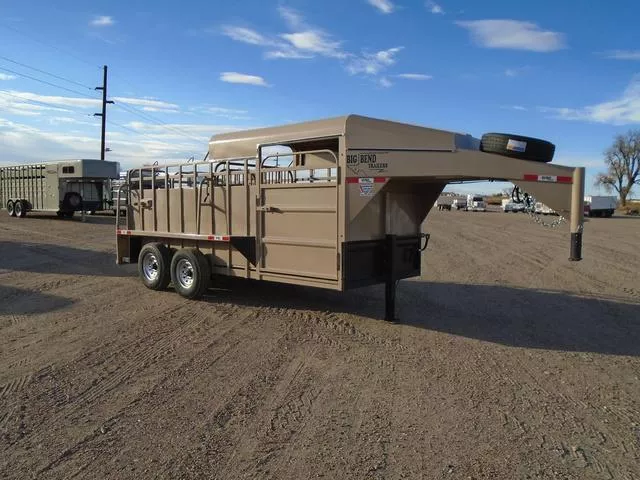 2026 Big Bend Trailers 6 X 16 Half Top GN Stock 