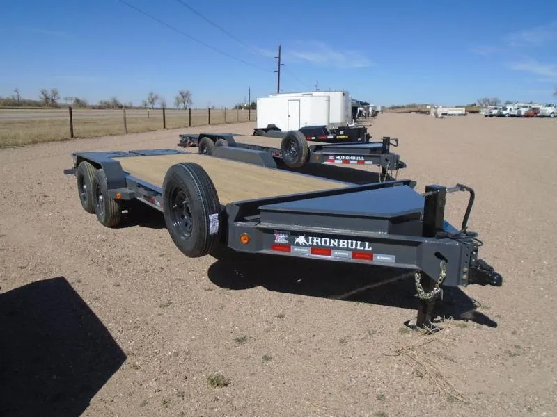 2026 Iron Bull Trailers EWB 83" X 20' Equipment 7K Axles