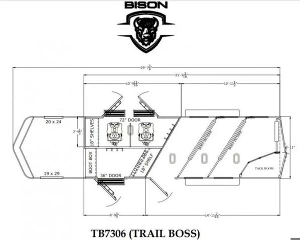 new Horse Trailers Bison Trailers  for sale, in Scottsbluff, NE Thumbnail 4