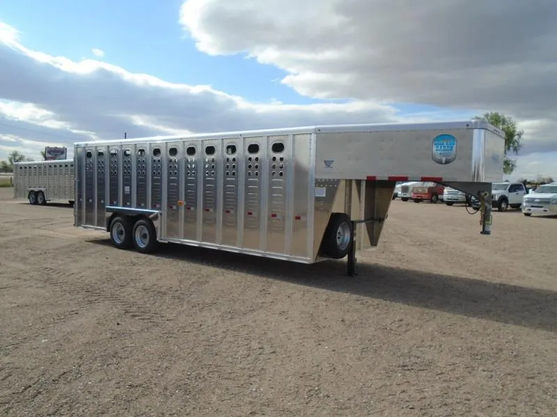 2027 Merritt Trailers 8' X 24' Cattle Baron Aluminum Stock 