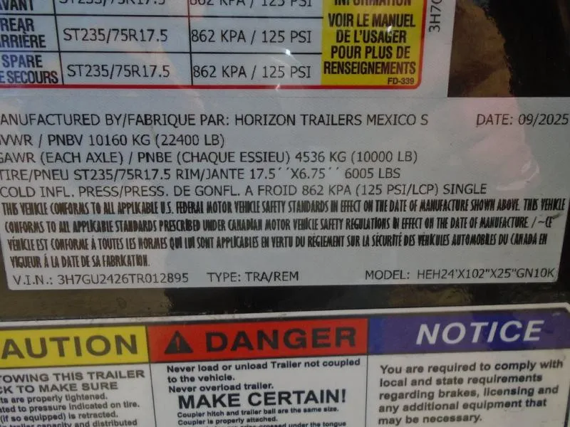 new Equipment / Flatbed Trailers Horizon Trailers  for sale, in Scottsbluff, NE Thumbnail 13