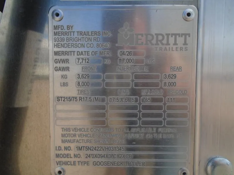 new Stock / Stock Combo Trailers Merritt Trailers  for sale, in Scottsbluff, NE Thumbnail 23
