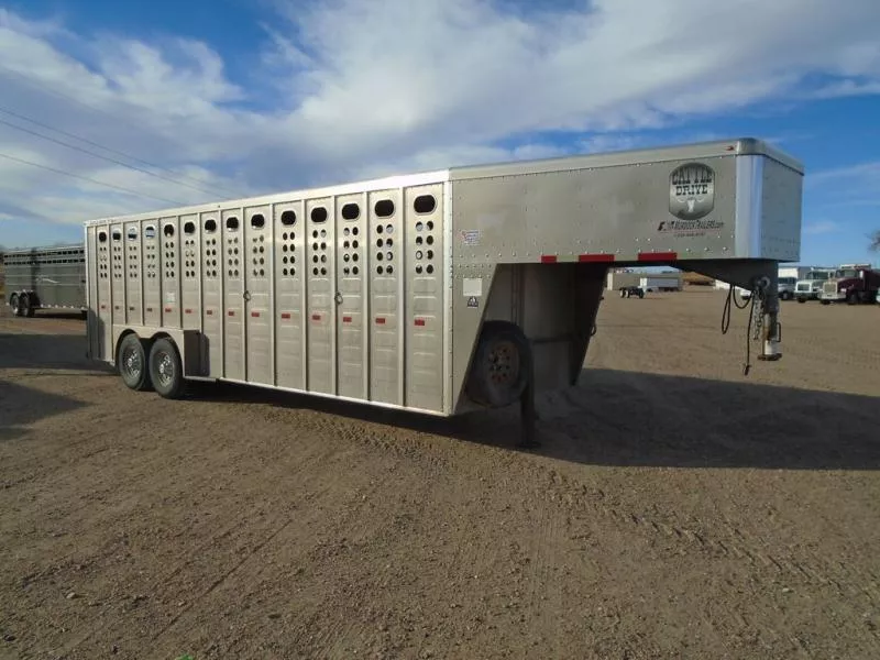 2017 Merritt Trailers 7 X 24 Cattle Drive Aluminum Stock