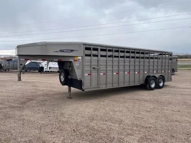 2020 Titan Trailers 6.8 X 24 Stock Trailer 