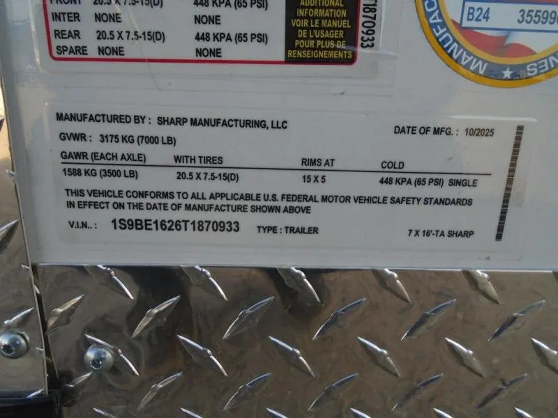 new Cargo (Enclosed) Trailers Sharp Manufacturing  for sale, in Scottsbluff, NE Thumbnail 15