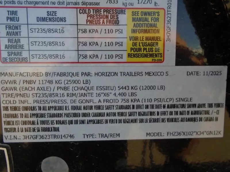 new Equipment / Flatbed Trailers Horizon Trailers  for sale, in Scottsbluff, NE Thumbnail 19