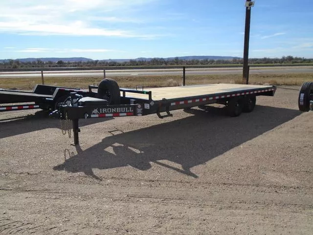 2026 Iron Bull Trailers 102" X 22' Deckover BP 7K Axles