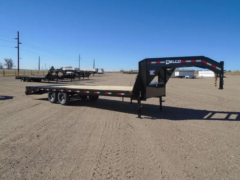 2026 Delco Trailers 102" X 25' GN FLATBED 