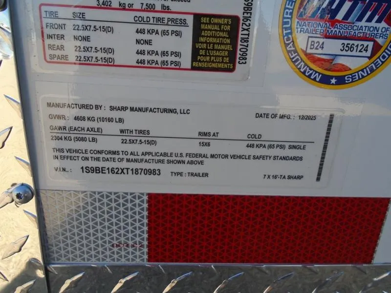 used Other Trailers Sharp Manufacturing  for sale, in Scottsbluff, NE Thumbnail 18