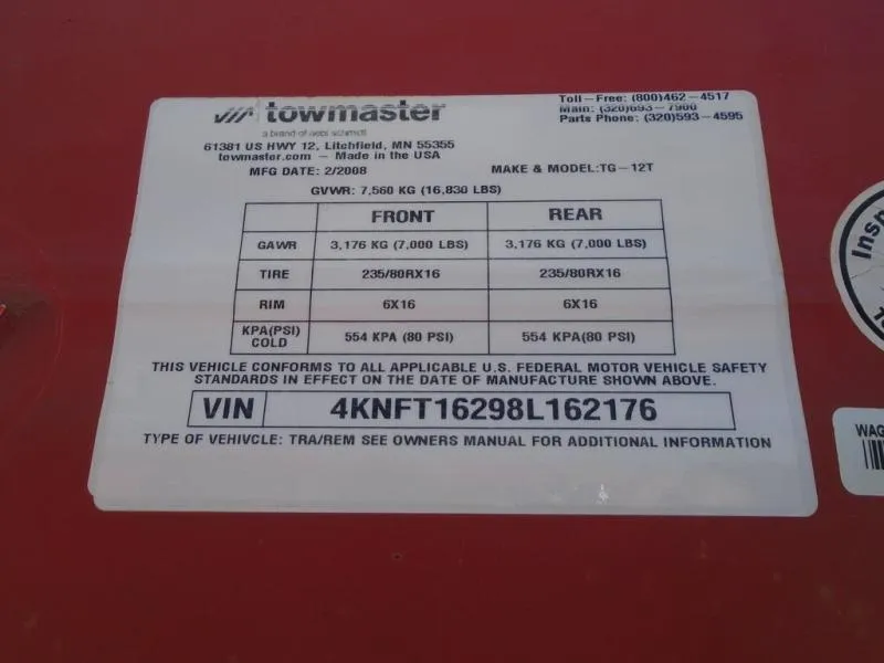 used Tilt Trailers Towmaster Trailers  for sale, in Scottsbluff, NE Thumbnail 16