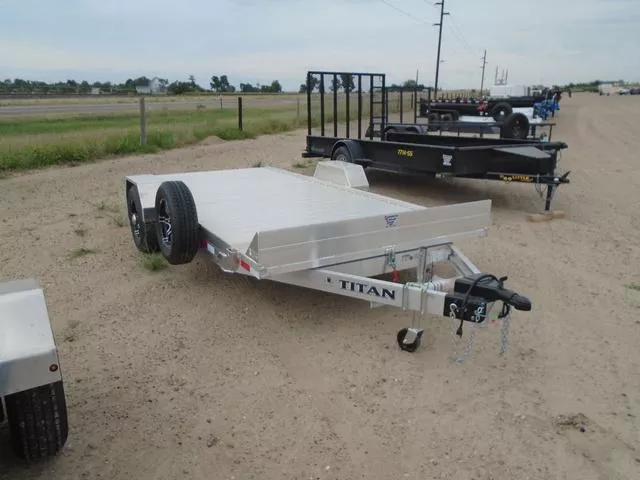 2025 Titan Trailer 80" X 14' Aluminum Tilt Utility 