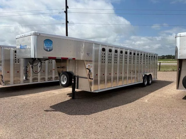 2026 Merritt Trailers 7' X 28' Gooseneck Aluminum Stock 