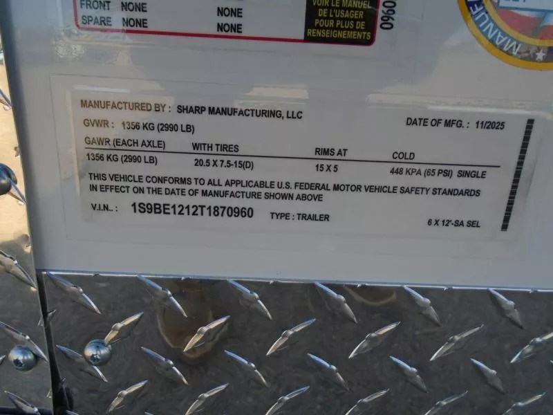 new Cargo (Enclosed) Trailers Sharp Manufacturing  for sale, in Scottsbluff, NE Thumbnail 12