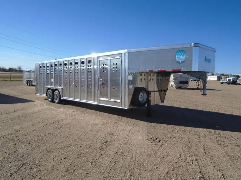 2027 Merritt Trailers 8' X 28' GN Stock Trailer 